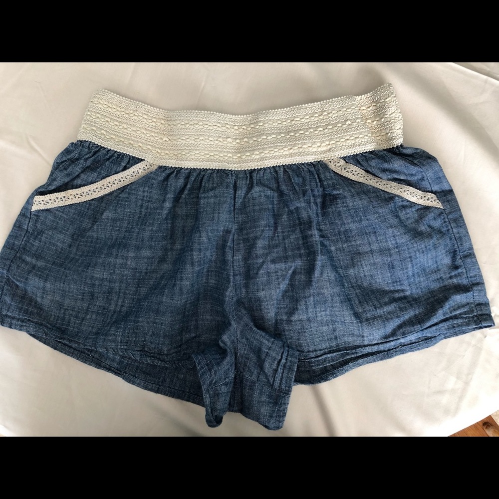 Just be...  Denim colored shorts